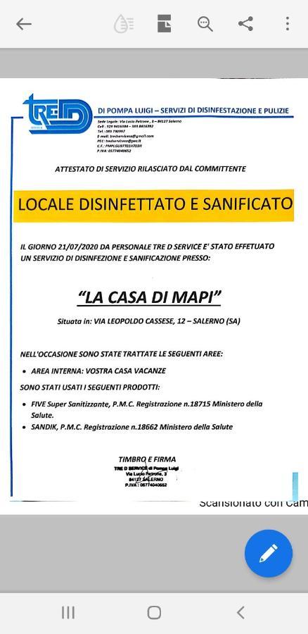 La Casa Di Mapi Salerno